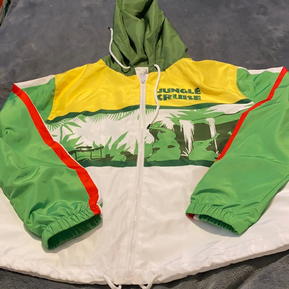 NWOT Disney Parks Jungle Cruise Rain Jacket size M